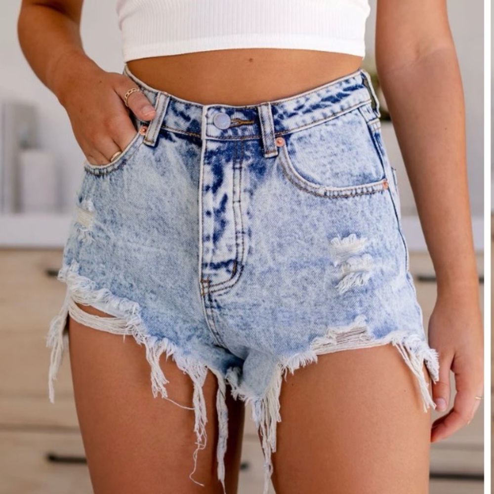 Cutoff Jean Shorts - Small